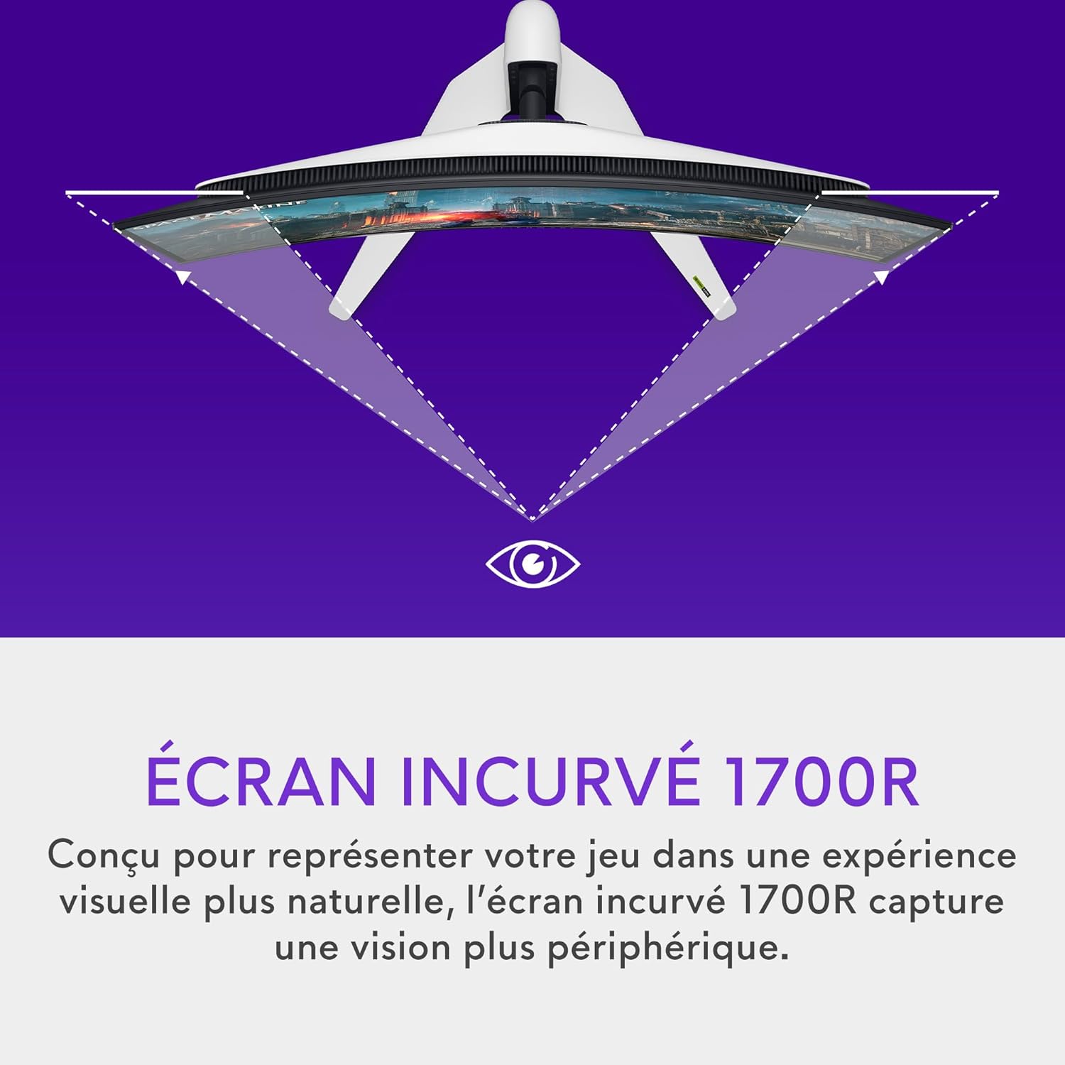 écran incurvé 1700r