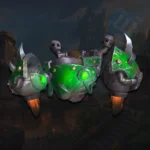 Vilaine machine volante verte